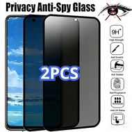 1-2Pcs Tempered Glass Screen Protector For HTC Wildfire X E5 E3 lite Plus Privacy Black Edge Protect