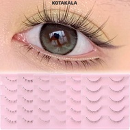 KOTAKALA Lower Eyelashes, Soft Manga Bottom Under Eye Lashes, Handmade Natural  Band Korean Makeup M