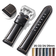 Vintage Leather Watch Strap  for Seiko for Rolex Bracelet Replacement Men Women Watch Strap 20mm 22m