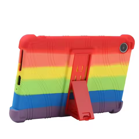 For LAVIE Tab T8 T0875CAS T0855CAS Tablet Case Shockproof Cover Soft Silicon Stand Protective Shell
