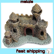 🏰 castle decoration fish tank perhiasan bekas ikan