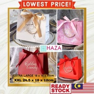 🔥READY STOCK 🇲🇾🔥 ROXEL XL & XXL VIP Ribbon Bag Box String Doorgift Kahwin Tunang Goodies Paperbag We
