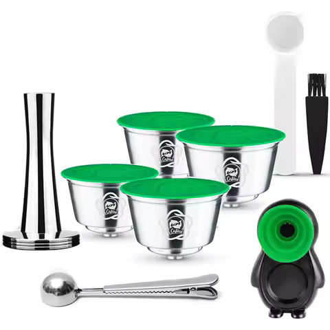 Coffee Capsule For Dolce Gusto Mini Me Reusable Coffee Capsule piccolo xs Pods Stainless Steel Crema