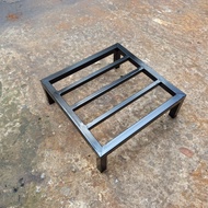 [Steel 30x30mm] - Iron shelf for flower pots Square 40x40cm, Height (10-15-20)cm, 3 spokes - Iron sh