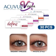 (30 pcs) Acuvue Define Daily Disposable Silicone Hydrogel Cosmetic Color Contact Lenses 3/3