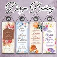 Bunting Kahwin / Bunting Aqiqah / Banting Murah