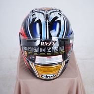 Helm Motor Full Face - Arai RX7X Nakano Shuriken Gold Original