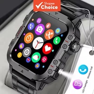 2025 New Military Smart Watch Men Outdoor Sports Fitness Tracker Health Monitor 1.44Inch Bluetooth C