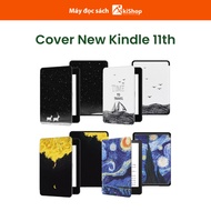 Leather case used to protect the book reader (Kindle Basic 2022/ Basic 2024 (Kindle 11th) Akishop)