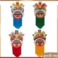 [PerfkMY] 1 Piece Lion Material, Chinese Spring Festival, Lion Dance Head,