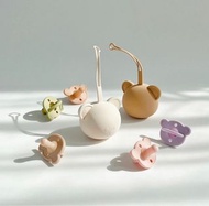 DOT TO DOT  DTD熊仔矽膠奶嘴收納盒 啡色