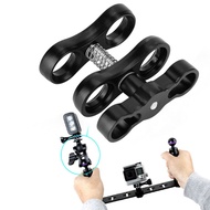 [WMA] Aluminum Alloy Mini Butterfly Ball Clip Diving Lights Clamp Adapter Mount For Gopro