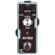 ENO Reverb กีตาร์ไฟฟ้า Reverb Block Effect Spring Hall และ Deep Well เปียก/แห้ง True Bypass Pedal อะ