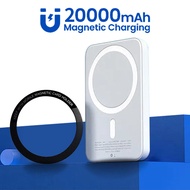 ZHIKE Magnetic Power Bank 20000 mAh Fast Charging Wireless Powerbank Paste Mobile Phone