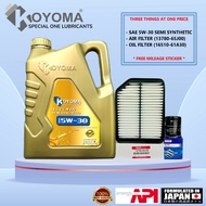 SUZUKI GRAND VITARA 16V AIR FILTER + OIL FILTER + KOYOMA 5W30 SEMI SYNTHETIC ENGINE OIL