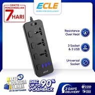 Dijual Ecle Power Strip Stop Kontak 3 Power Socket 3 Smart Usb Port