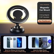 Magnetic Car Phone Holder Compatible With MagSafe Case &amp; iPhone 15 14 13 12 Pro Max Mini Car Mount For Dashboard Air Vent 360° Adjustable Strong Magnet Stand