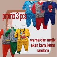 Cute Children's Clothing Set PACKAGE 3 PCS BOYS' SUITS BOYS' SUITS CHILDREN'S SUITS