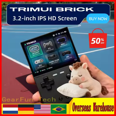 TRIMUI BRICK Retro handheld Game Machine 3.2 inch Screen Linux System Video Player Console Portable 