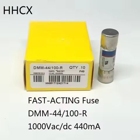 1PCS FASE-ACTING Fuse DMM-44/100-R 1000VAC/DC 440mA FOR FLUKE MULTIMETER Size:10x35mm