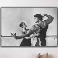 Arnold Schwarzenegger Pre Mr Olympia Canvas Print Gym Motivation Art