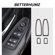 For BMW F20 F30 F30 F34 X1 F48 Made of Alcantara Window Switch Lift Panel Trim Performance Sticker C