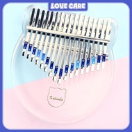 Crystal Acylic Clear Kalimba 17 Keys Thumb Piano
