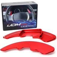 iJDMTOY Sports Red CNC Billet Aluminum Large Paddle Extensions Compatible with Lexus 2013-2020 GS350