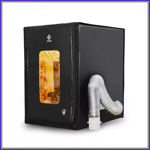 3D Printer Enclosure，Ventilation&LED Lighting–Thermal Insulation&Fume Extraction for FDM/DLP/SLA/LCD