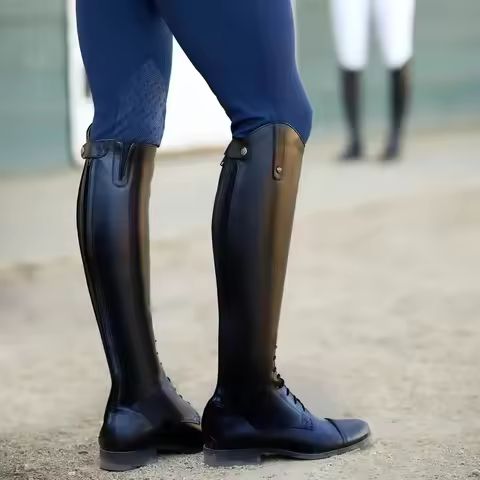 Women's Boots Over The Knee Retro Neutral Knight Boots Square Heel British Style Outdoor Party Club 