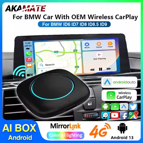 Android Wireless CarPlay for BMW ID6 ID7 ID8 ID9 Car Radio Wireless CarPlay Android Auto Intelligent