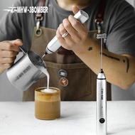 MHW-3BOMBER ELECTRIC MILK FROTHER SUS 304 WITH 2 STIRRING HEAD / EGG MIXER USB CHARGING RECHARGEABLE