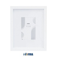 Informa 8R Wall Photo Frame - White Aesthetic Frame Photo Display Home Decoration Figure