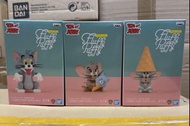 sold 全新 正版 Fluffy Puffy Tom &amp; Jerry 景品 figure (全3種）景品 模型 未開封