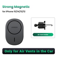 UGREEN 3-in-1 Magnetic Wireless Car Mount Charger 7.5W for iPhone 17 16 15 14 Pro Max Samsung Galax