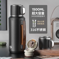 Men water bottle｜Traveling Water Bottle｜big mac thermos bottle 1500ml｜Sports water bottle｜Large capa