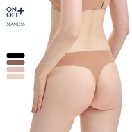 Women's thin and light Microfiber seamless underwear with dynamic Thong form ONOFF - 16UT25A561