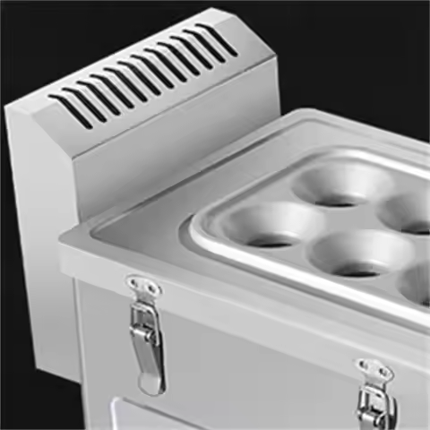 Automatic Rising Gas Egg Roll Maker Cup Breakfast Fried Eggs Sausage Roller Boiler Machine