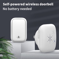 SIXWGH Door bell Wireless Doorbell Self-Powered Battery Free Doorbell Outdoor Waterproof Doorbell