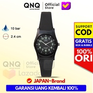 Jam Tangan Wanita Q&Q Original | QNQ Analog Cewek Ori | QQ Tali Karet Rubber | Kado Ulang Tahun Cewe