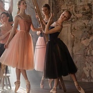 芭蕾舞蹈团体演出练习裙720度圆摆TUTU裙纱裙半身成人女2024新款Ballet dance group performance practice skirt 720 degreescyk4k9.m