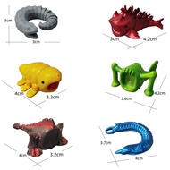 24Pcs Sea Eater Leviathan-Class Organisms‌ 2.5-5cm Action Figure Reaper Leviathan Alien Fauna Sea Dr