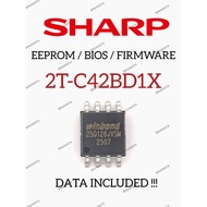 SHARP 2T-C42BD1X 2TC42BD1X IC 25Q128 EEPROM / BIOS / FIRMWARE