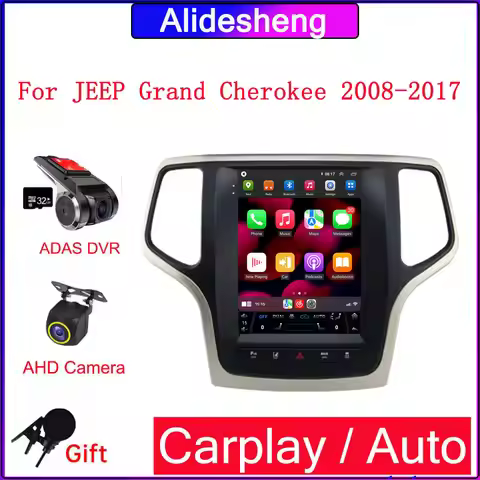 For Jeep Grand Cherokee 2014 - 2017 Android 13 Carplay Car Radio Multimedia Player GPS Navigation Au