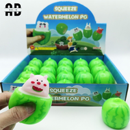 ABS - Mainan Squishy Semangka Piggy Pop it Mainan Squishy Pencet Anti Stress