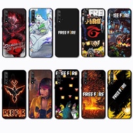 Soft black phone case for Huawei Nova 5i 5T P20 Lite 2019 Free Fire caseg
