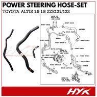 TOYOTA ALTIS 1.6 1.8 ZZE121 ZZE122 POWER STEERING HOSE SET TANK & RETURN PIPE HOSE