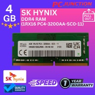 SK HYNIX 4GB 3200MHz DDR4 RAM (1RX16 PC4-3200AA-SC0-11)