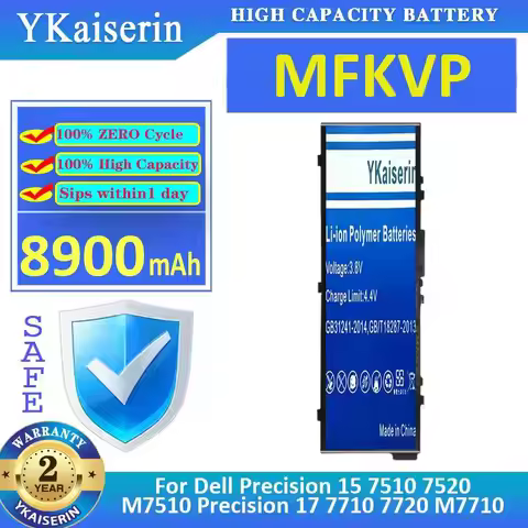 Mfkvp Laptop Battery High Compatibility For Dell Precision 15 7510 7520 M7510 Precision 17 7710 7720