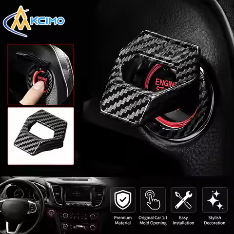 Car Engine Start Stop Button Cover Push Start Ignition Switch Protective Trim Cap Car Interior Modif